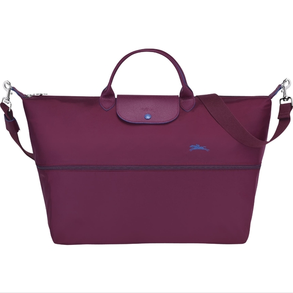 Longchamp Handbags - Longchamp Le Pliage Expandable Nylon Tote in color: Plum